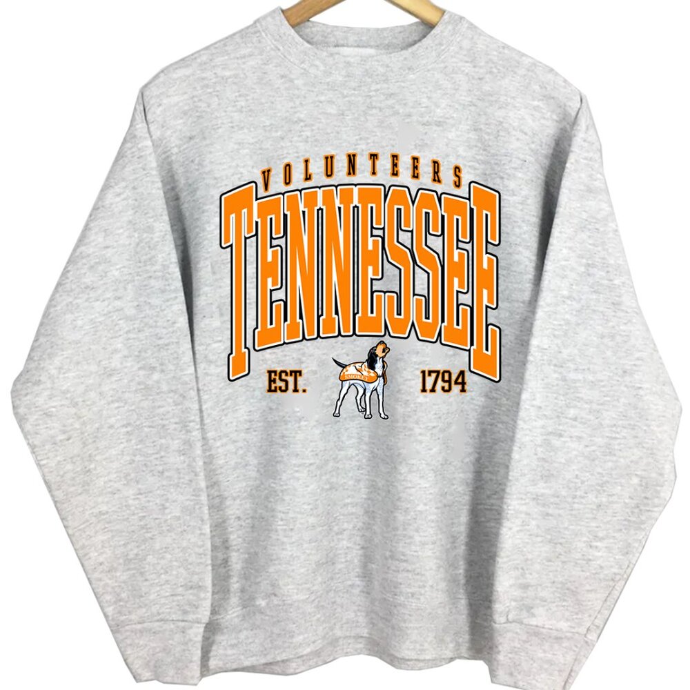 NCAA Tennessee Volunteers Sweatshirt UT Varsity Teams Retro Shirt Sweater